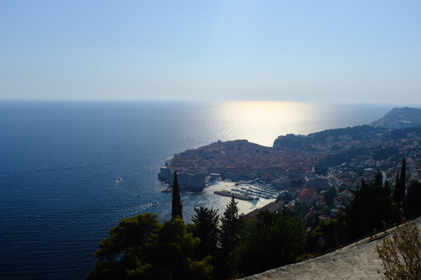 On our drive past Dubrovnik from Montenegro, we were headed to Zaton beach
