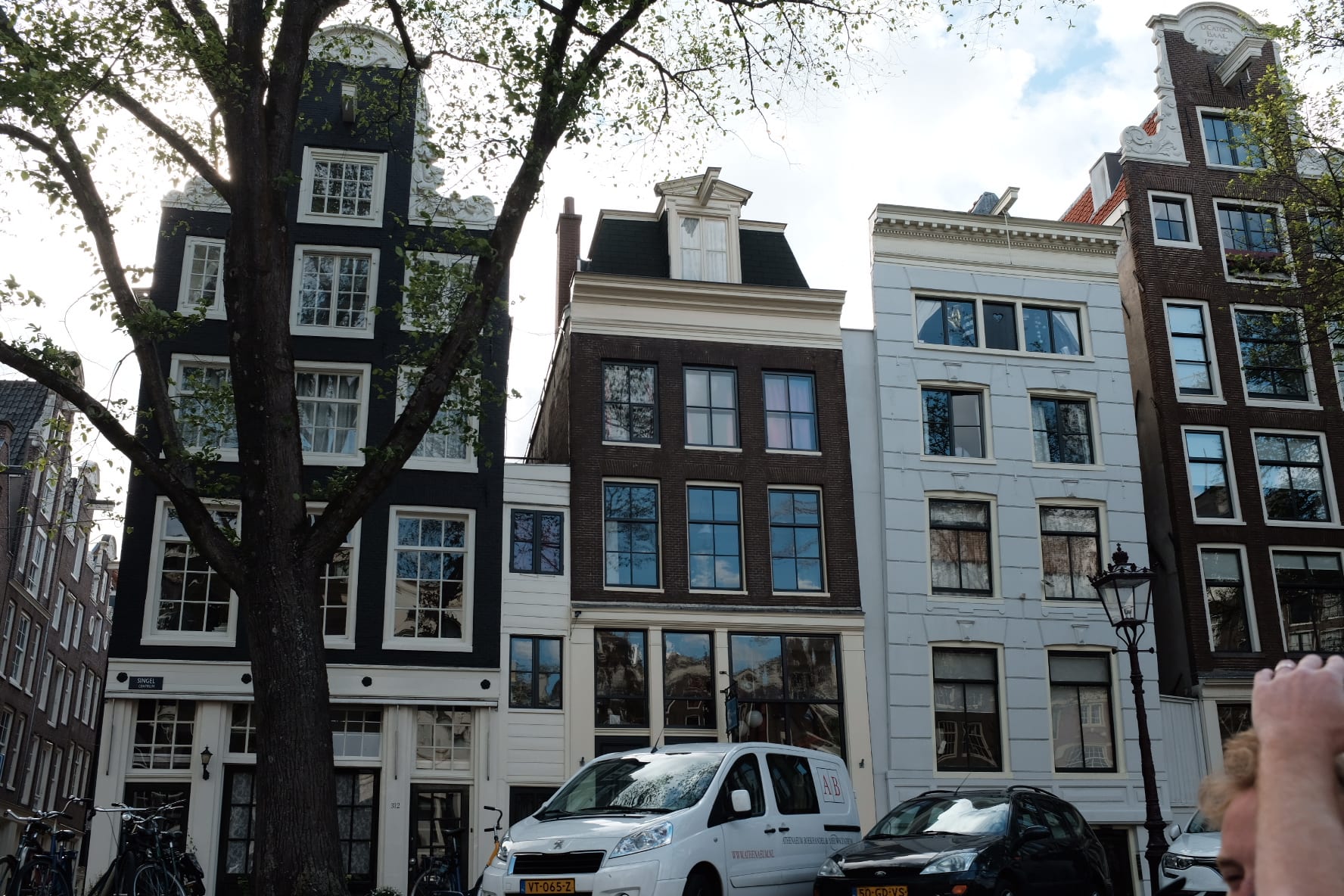 Spot the tiny house, spot the crooked house…