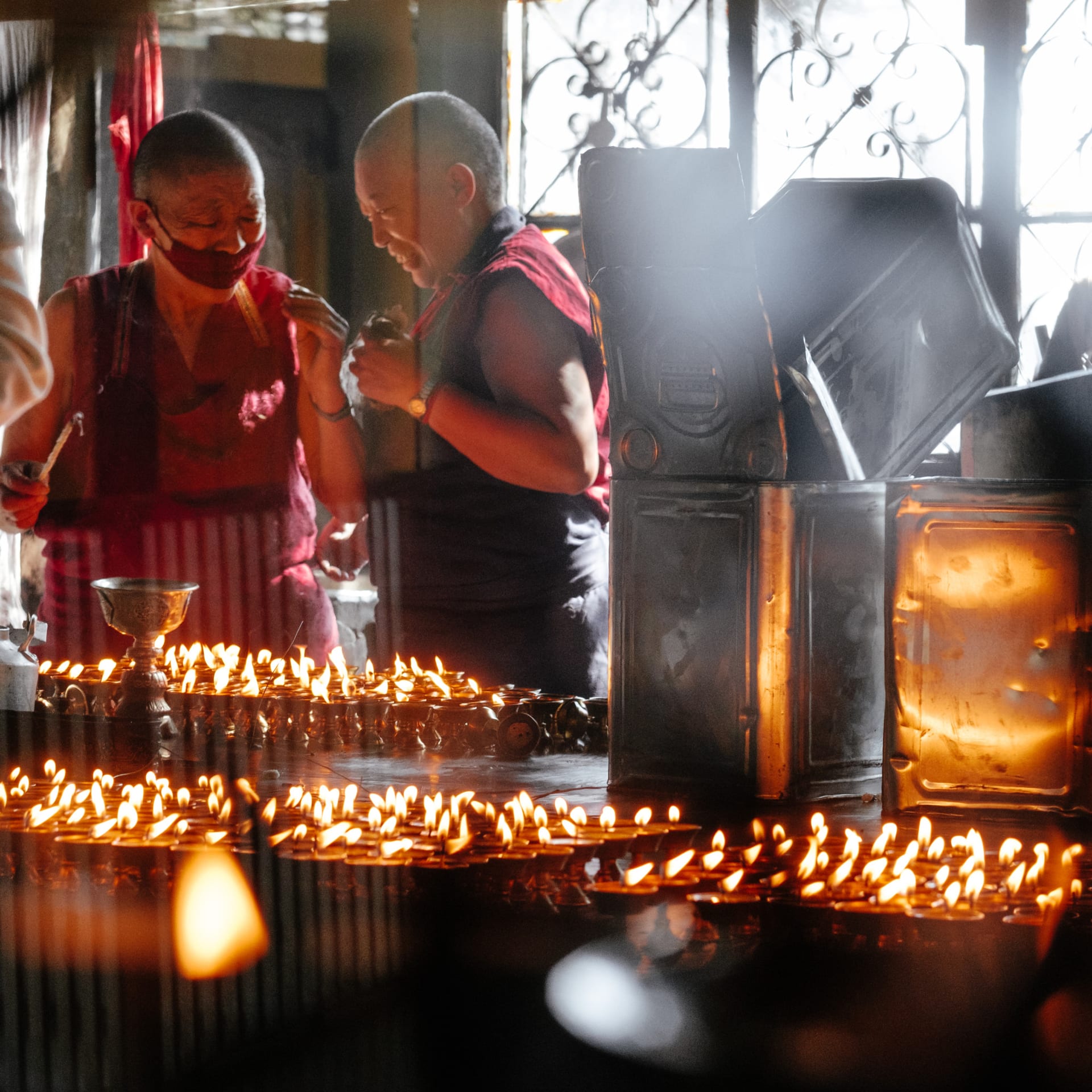The temple of His Holiness the Dalai Lama