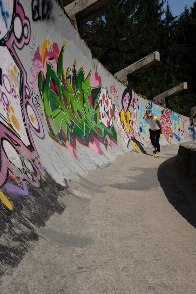 Olympic Bobsled – Shell thinking you luge uphill 😉