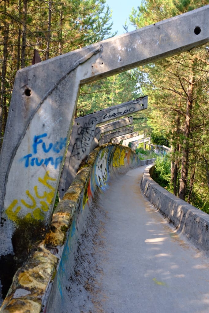 Olympic Bobsled – Graffiti