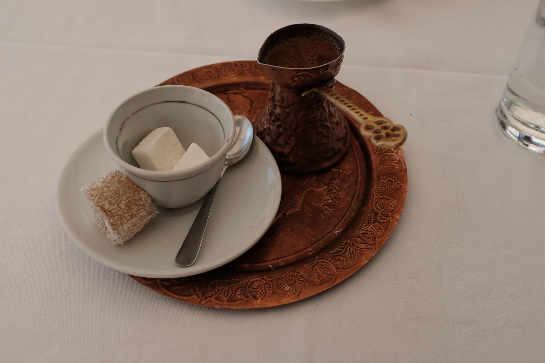 Bosnian coffee reminds me of the Serbian coffee I had in Belgrade, and the Turkish coffee I had in London…
