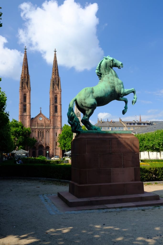 Wiesbaden was largely spared from the ravages of WWII, leaving beauty like this intact