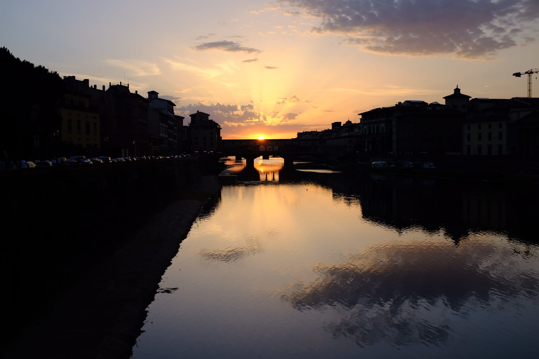 Firenze Sunset with Bridges