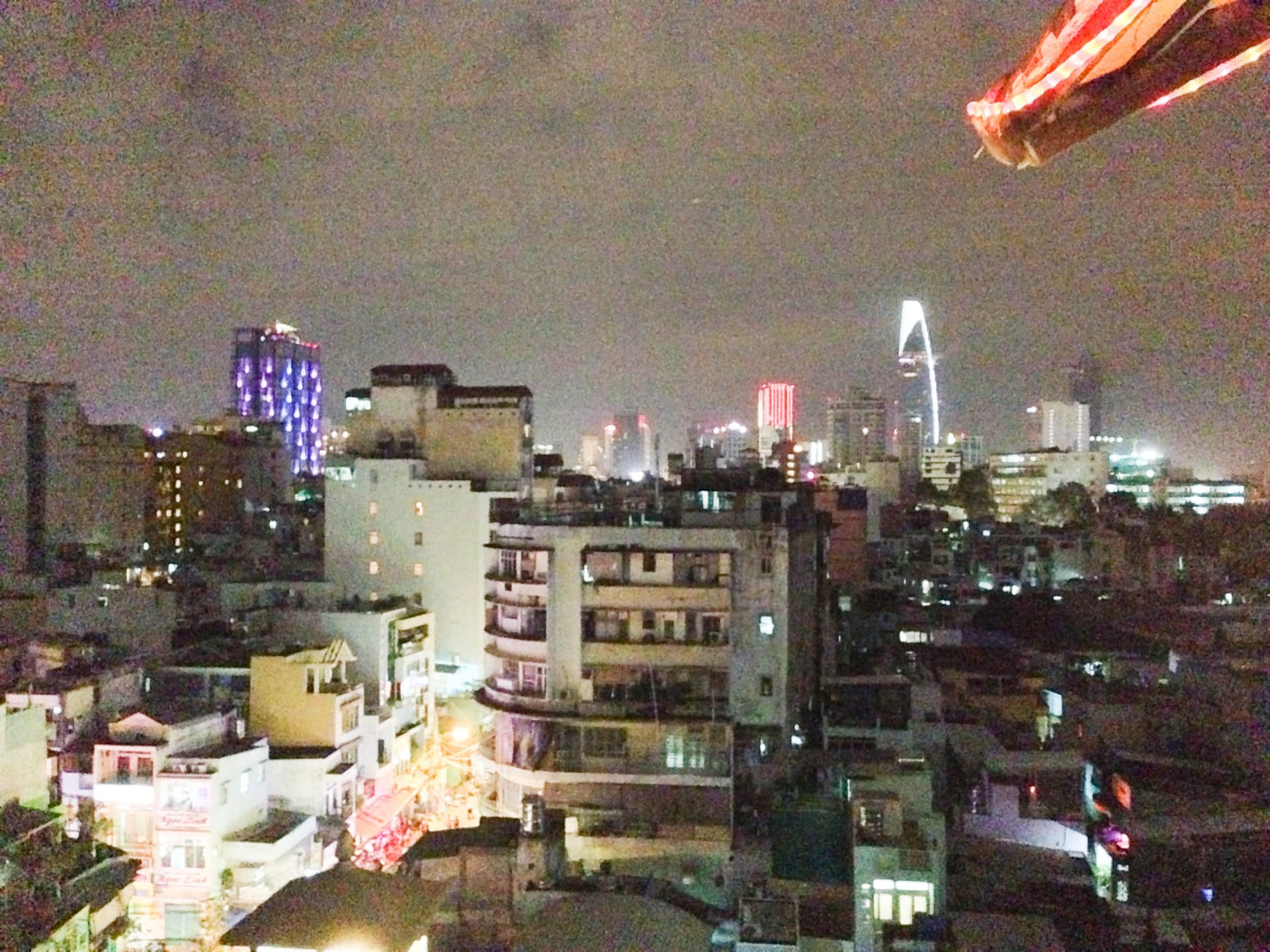 The night was made complete with a rooftop view.