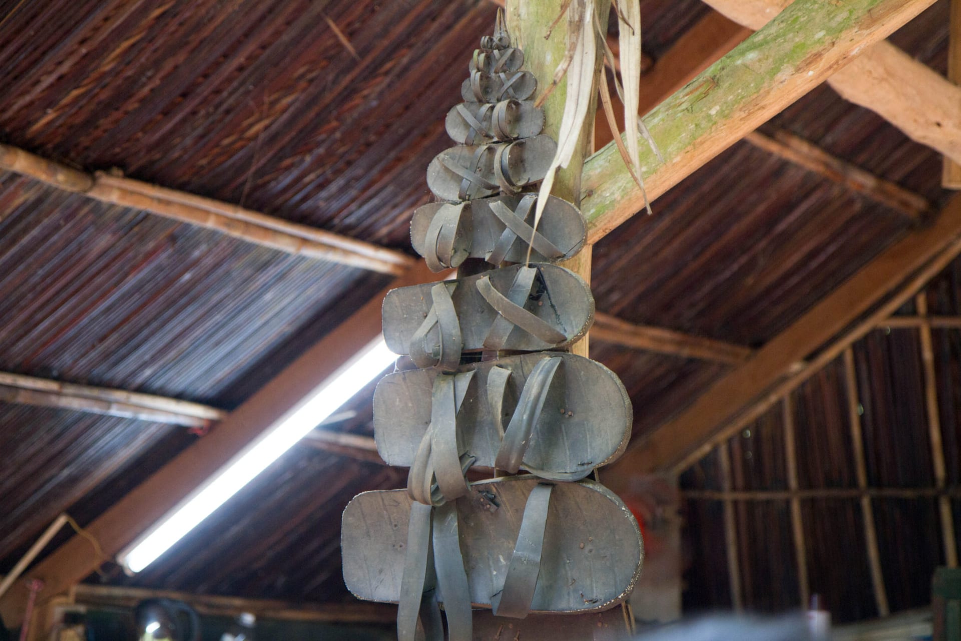 They wore sandals made of used tires